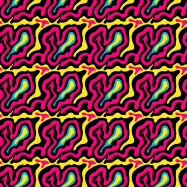 Tasarımınız için graffiti tarzında geometrik, soyut, pürüzsüz desen