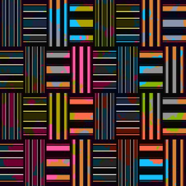 Grafiti 'nin soyut renkli arka planı Güzel çokgenler Parlak geometrik desen