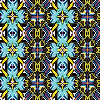 Graffiti 'nin soyut renkli arkaplanı güzel çokgenler parlak geometrik kusursuz desen tasarım için kalite vektör çizimi