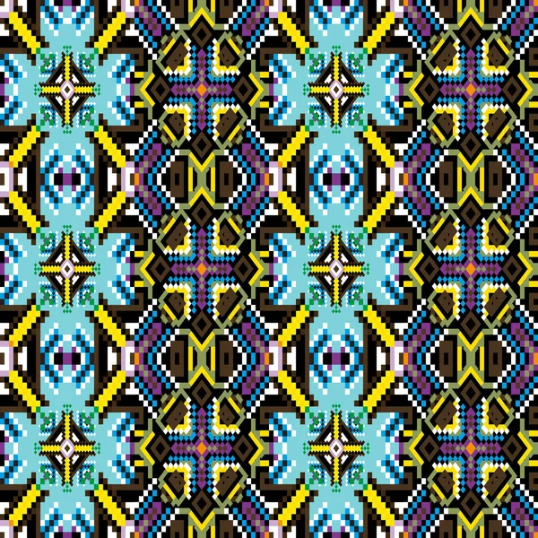 Абстрактний Кольоровий Фон Графіті Красиві Багатокутники Яскравий Геометричний Безшовний Візерунок — стоковий вектор