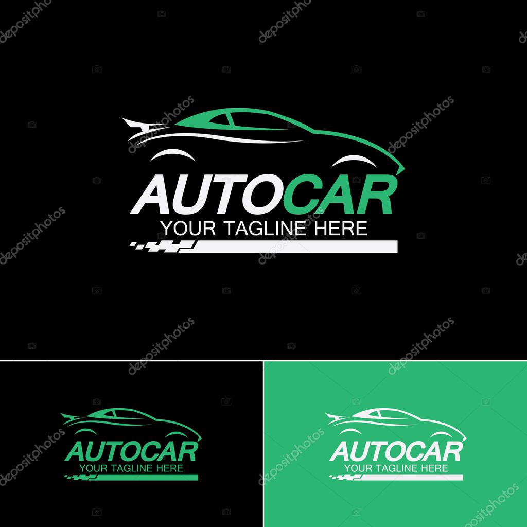 Auto car logo symbol icon vector design template