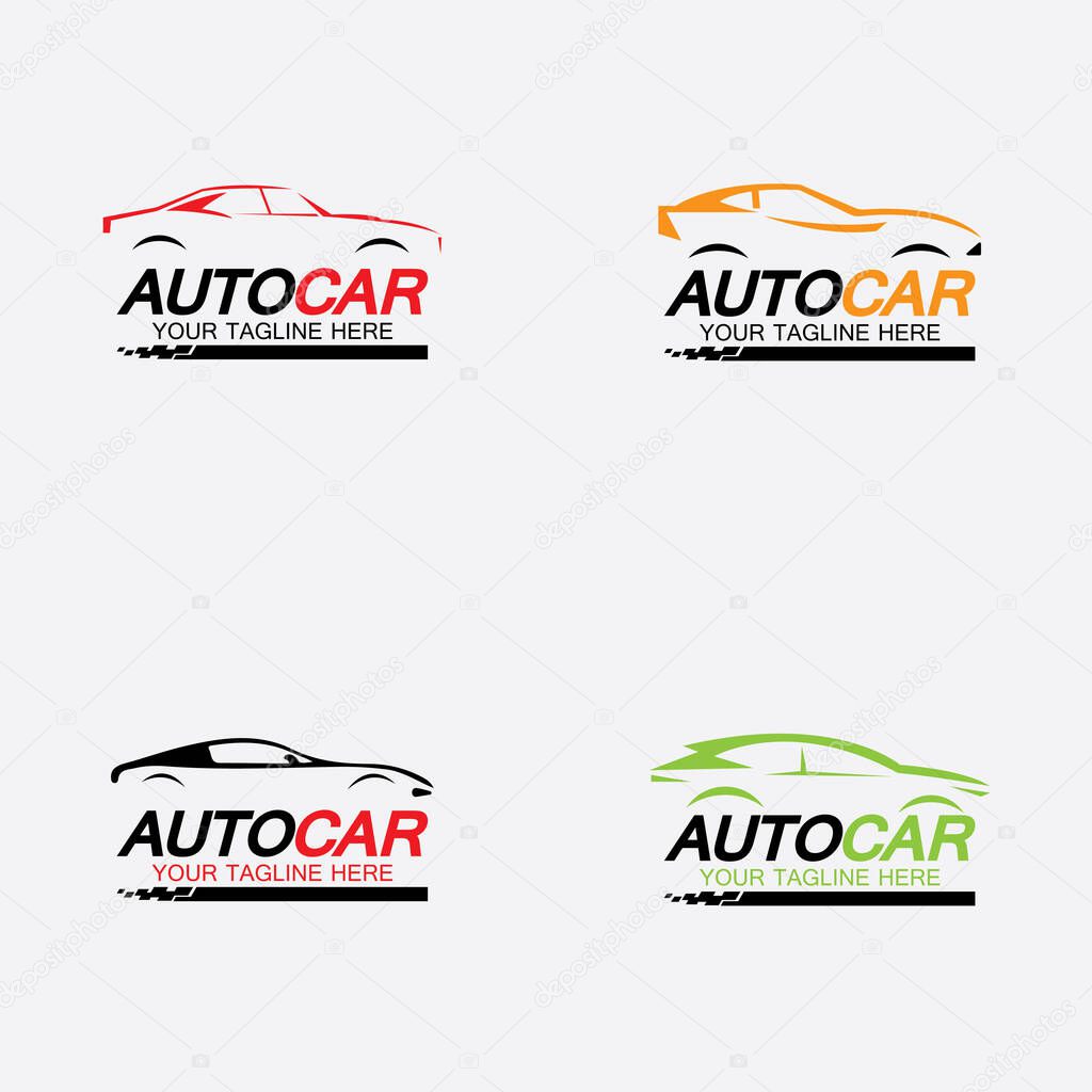Set Auto car logo symbol icon vector design template