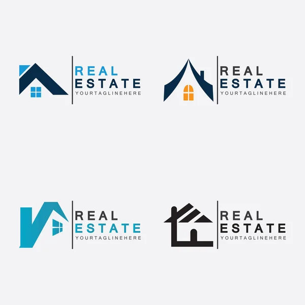 Logo Del Business Immobiliare Template Building Property Development Construction Logo — Vettoriale Stock