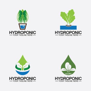 Hidrofonik logo vektör resimleme tasarımı