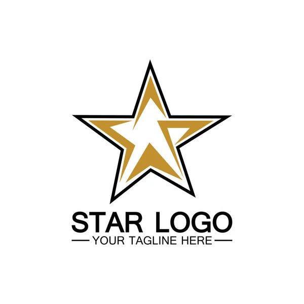 Icono Estrella Plantilla Vector Ilustración Diseño — Vector de stock