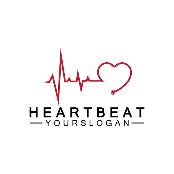 Art Design Health Medical Heartbeat Pulse — Stock Vector