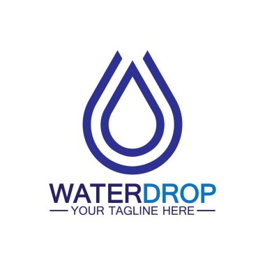 su damlası Logo Şablonu vektör çizimi tasarımı