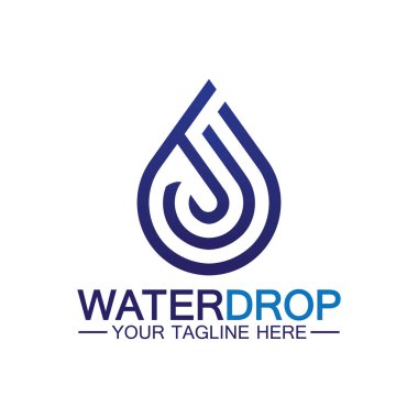 su damlası Logo Şablonu vektör çizimi tasarımı