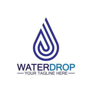 su damlası Logo Şablonu vektör çizimi tasarımı