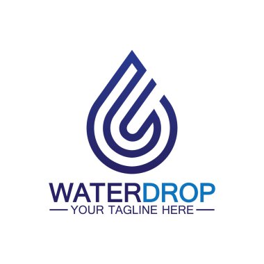 su damlası Logo Şablonu vektör çizimi tasarımı