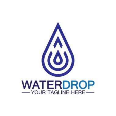 su damlası Logo Şablonu vektör çizimi tasarımı