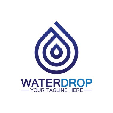 su damlası Logo Şablonu vektör çizimi tasarımı