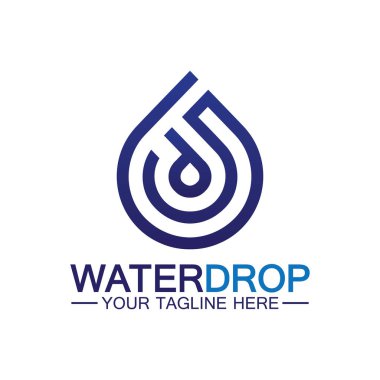 su damlası Logo Şablonu vektör çizimi tasarımı