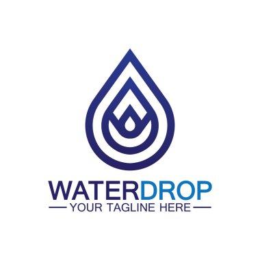 su damlası Logo Şablonu vektör çizimi tasarımı