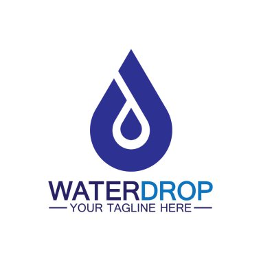 su damlası Logo Şablonu vektör çizimi tasarımı