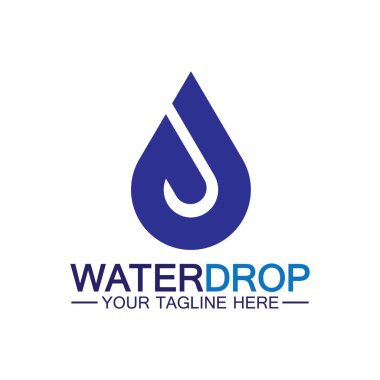 su damlası Logo Şablonu vektör çizimi tasarımı