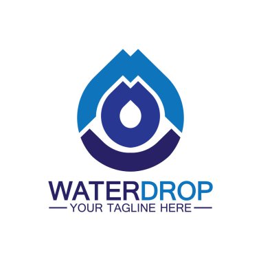 su damlası Logo Şablonu vektör çizimi tasarımı
