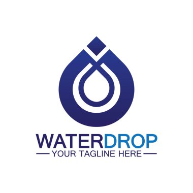 su damlası Logo Şablonu vektör çizimi tasarımı