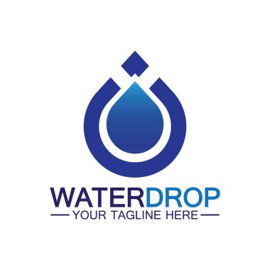su damlası Logo Şablonu vektör çizimi tasarımı