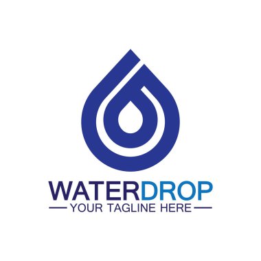 su damlası Logo Şablonu vektör çizimi tasarımı