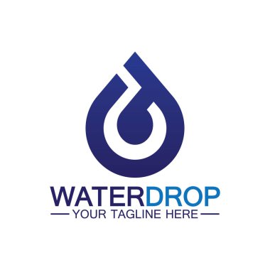 su damlası Logo Şablonu vektör çizimi tasarımı