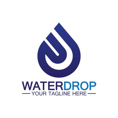 su damlası Logo Şablonu vektör çizimi tasarımı