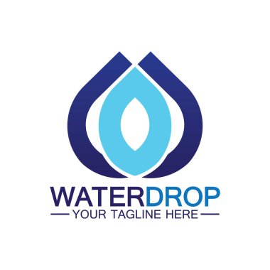 su damlası Logo Şablonu vektör çizimi tasarımı