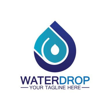 su damlası Logo Şablonu vektör çizimi tasarımı