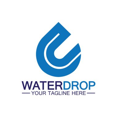 su damlası Logo Şablonu vektör çizimi tasarımı