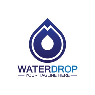 su damlası Logo Şablonu vektör çizimi tasarımı