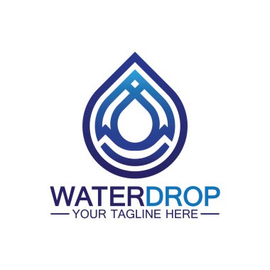 su damlası Logo Şablonu vektör çizimi tasarımı