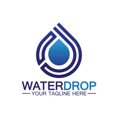 su damlası Logo Şablonu vektör çizimi tasarımı