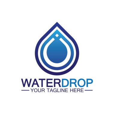 su damlası Logo Şablonu vektör çizimi tasarımı