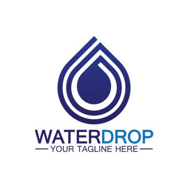 su damlası Logo Şablonu vektör çizimi tasarımı