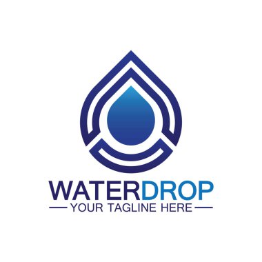 su damlası Logo Şablonu vektör çizimi tasarımı