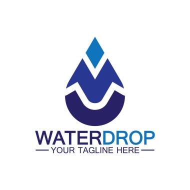 su damlası Logo Şablonu vektör çizimi tasarımı