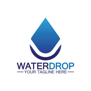 su damlası Logo Şablonu vektör çizimi tasarımı