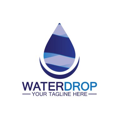 su damlası Logo Şablonu vektör çizimi tasarımı