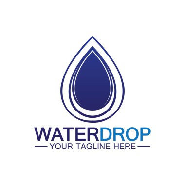 su damlası Logo Şablonu vektör çizimi tasarımı