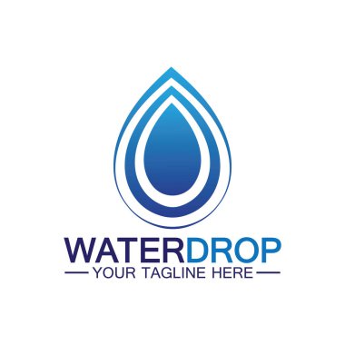 su damlası Logo Şablonu vektör çizimi tasarımı