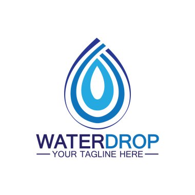 su damlası Logo Şablonu vektör çizimi tasarımı