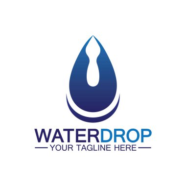su damlası Logo Şablonu vektör çizimi tasarımı