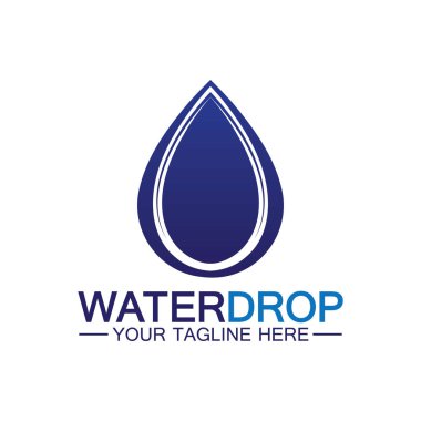 su damlası Logo Şablonu vektör çizimi tasarımı