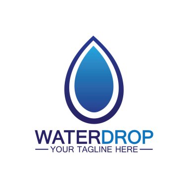 su damlası Logo Şablonu vektör çizimi tasarımı