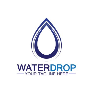 su damlası Logo Şablonu vektör çizimi tasarımı