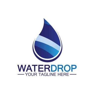 su damlası Logo Şablonu vektör çizimi tasarımı