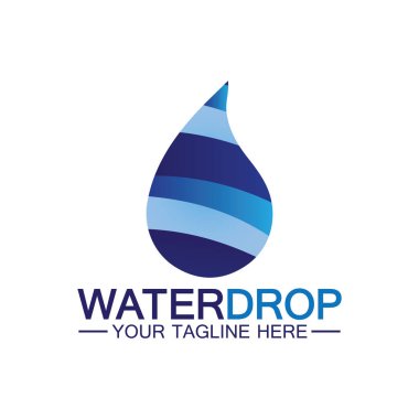 su damlası Logo Şablonu vektör çizimi tasarımı