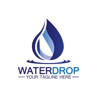 su damlası Logo Şablonu vektör çizimi tasarımı