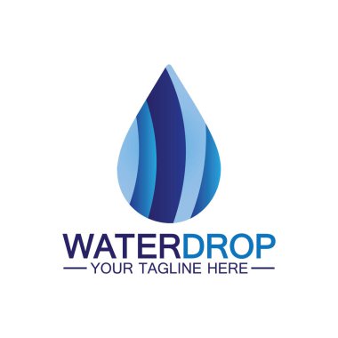 su damlası Logo Şablonu vektör çizimi tasarımı