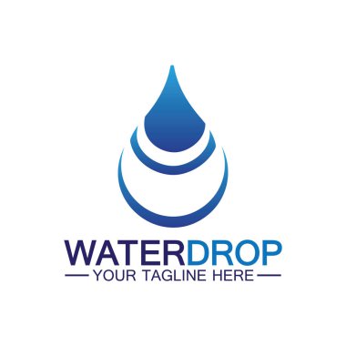 su damlası Logo Şablonu vektör çizimi tasarımı